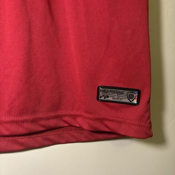 Força Portugal Game Tank Top Men’s XXS Fúttbol Soccer Jersey Red White Shirt - Picture 6 of 11